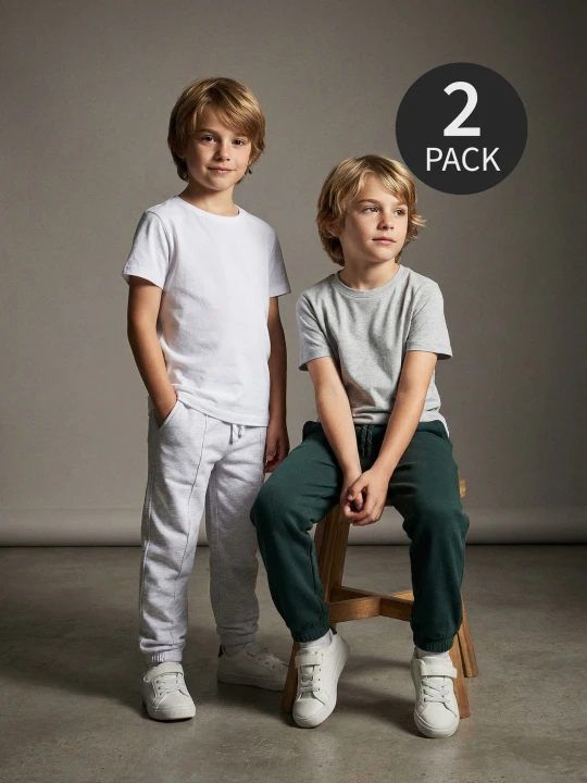 Zdjęcie produktu Sinsay - Spodnie loose 2 pack - szary