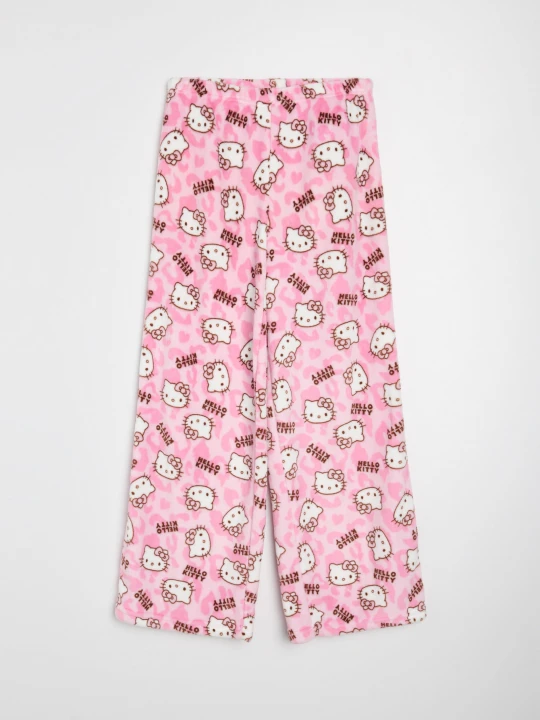 Zdjęcie produktu Sinsay - Spodnie polarowe od piżamy Hello Kitty - różowy