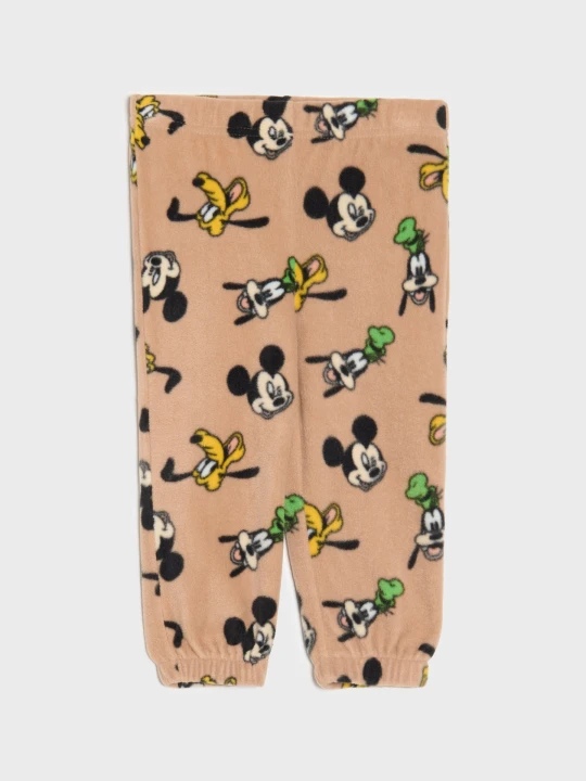 Zdjęcie produktu Sinsay - Spodnie regular ze wzorkiem Mickey - brązowy