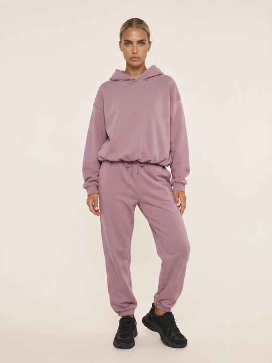 Zdjęcie produktu Sinsay - Spodnie wide leg comfort z dzianiny fleece Active - różowy