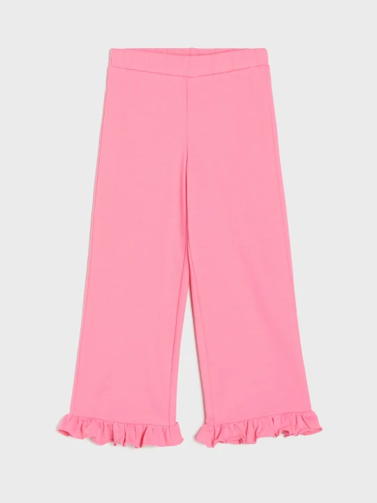 Zdjęcie produktu Sinsay - Spodnie wide leg - różowy
