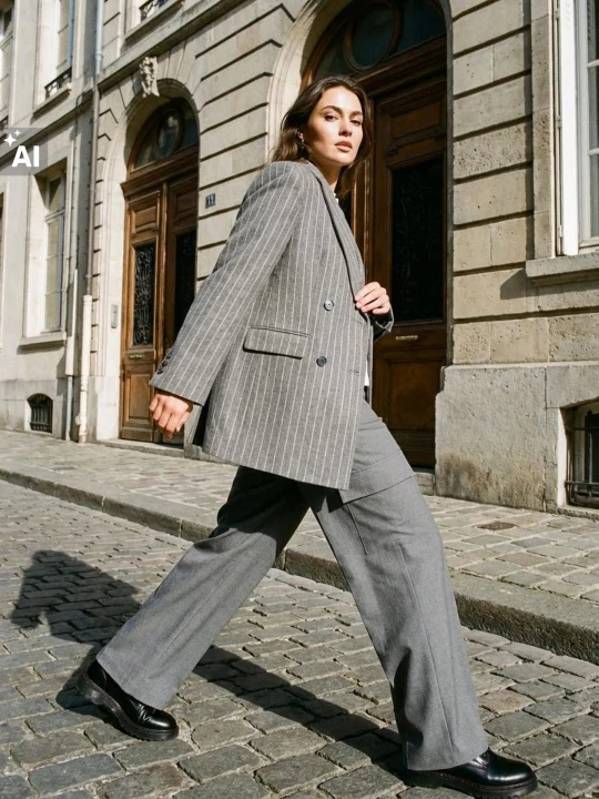 Zdjęcie produktu Sinsay - Spodnie wide leg - szary