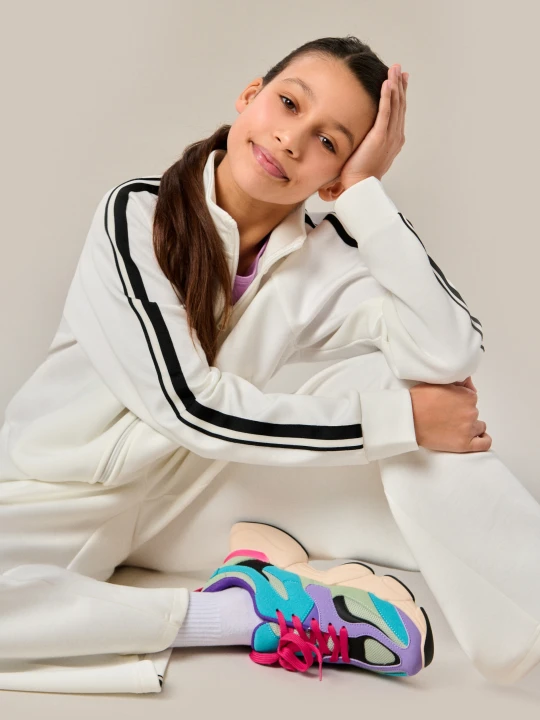 Zdjęcie produktu Sinsay - Spodnie wide leg z domieszką wiskozy Active - kremowy