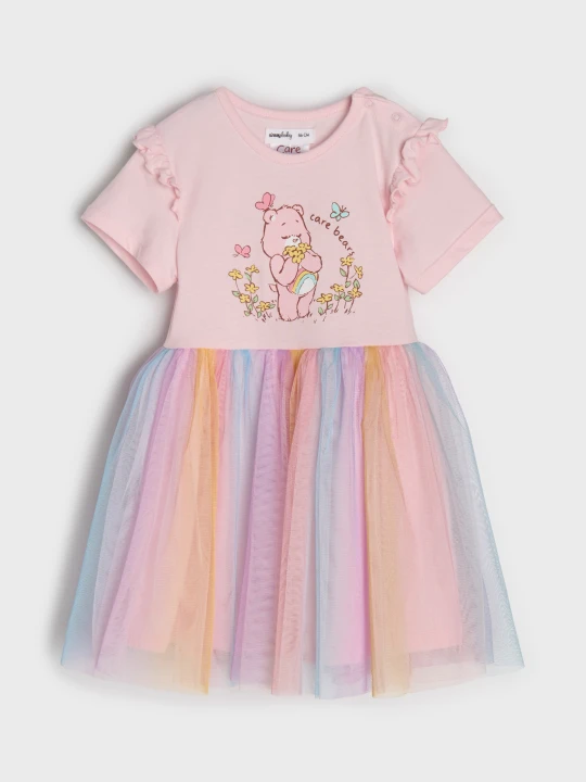 Zdjęcie produktu Sinsay - Sukienka z tiulowym dołem Care Bears - różowy