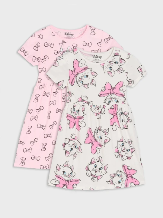 Zdjęcie produktu Sinsay - Sukienki 2 pack The Aristocats - kremowy