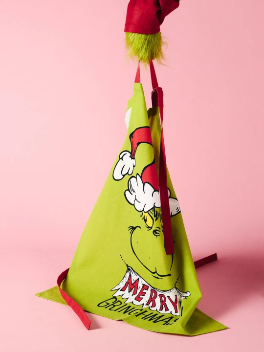 Zdjęcie produktu Sinsay - Świąteczny fartuch kuchenny Grinch - wielobarwny