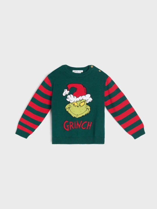 Zdjęcie produktu Sinsay - Świąteczny sweter Grinch - zielony