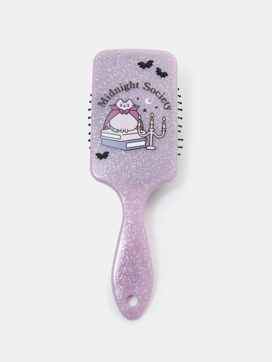 Zdjęcie produktu Sinsay - Szczotka do włosów z nadrukiem Pusheen The Cat - fioletowy