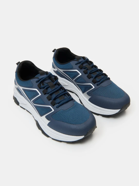 Zdjęcie produktu Sinsay - Sznurowane sneakersy - granatowy