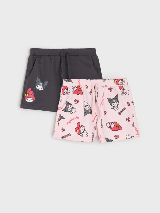 Zdjęcie produktu Sinsay - Szorty 2 pack Kuromi - wielobarwny