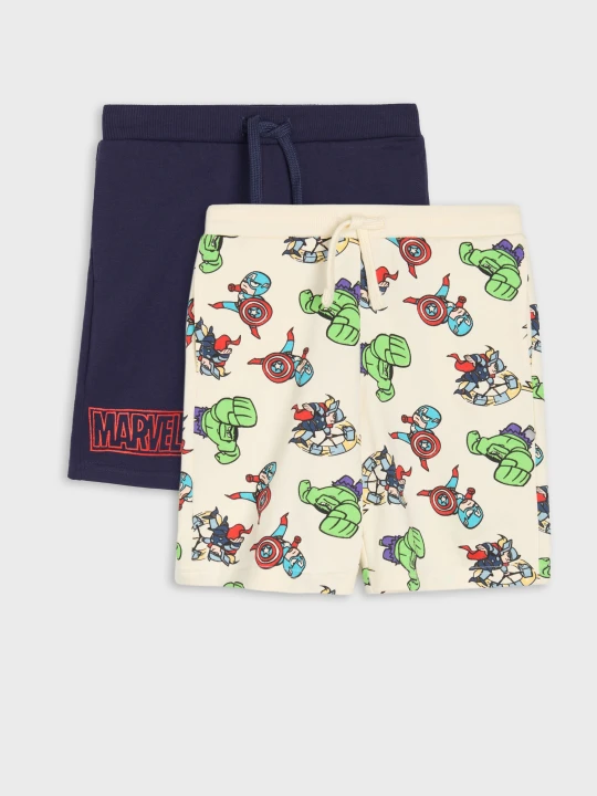 Zdjęcie produktu Sinsay - Szorty 2 pack Marvel - wielobarwny