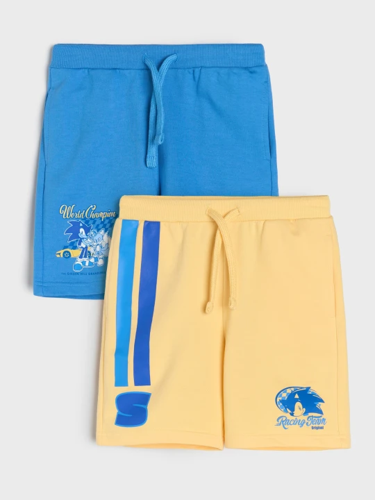 Zdjęcie produktu Sinsay - Szorty 2 pack Sonic The Hedgehog - wielobarwny