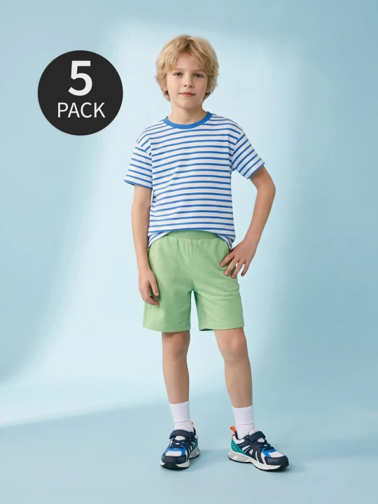 Zdjęcie produktu Sinsay - Szorty dresowe 5 pack - beżowy