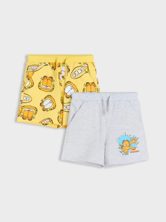 Zdjęcie produktu Sinsay - Szorty Garfield 2 pack - wielobarwny