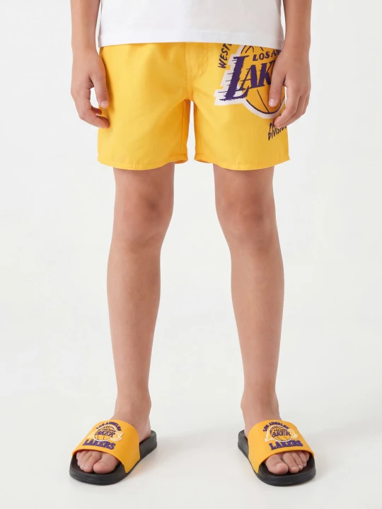 Zdjęcie produktu Sinsay - Szorty kąpielowe NBA Los Angeles Lakers - żółty