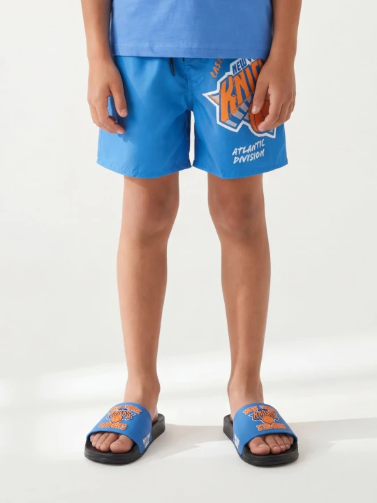 Zdjęcie produktu Sinsay - Szorty kąpielowe NBA New York Knicks - niebieski