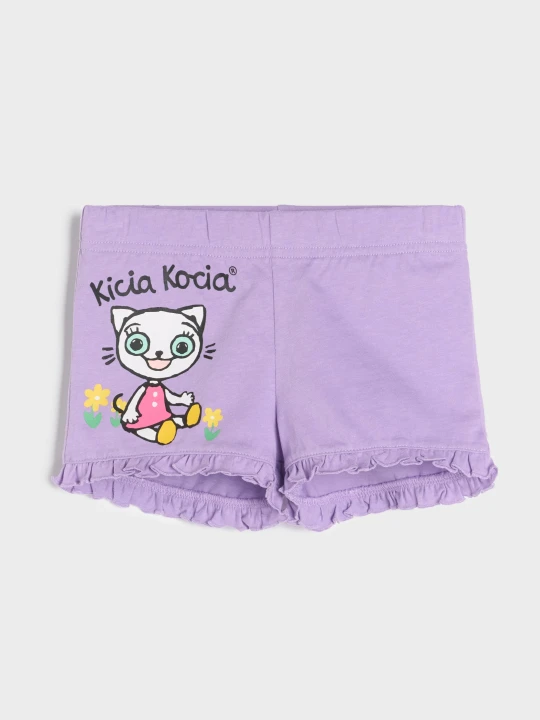 Zdjęcie produktu Sinsay - Szorty Kicia Kocia - fioletowy