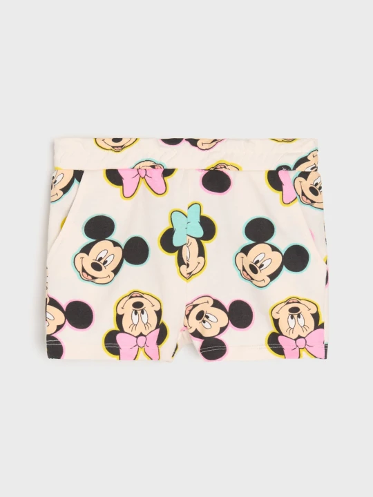 Zdjęcie produktu Sinsay - Szorty Minnie Mouse - kremowy