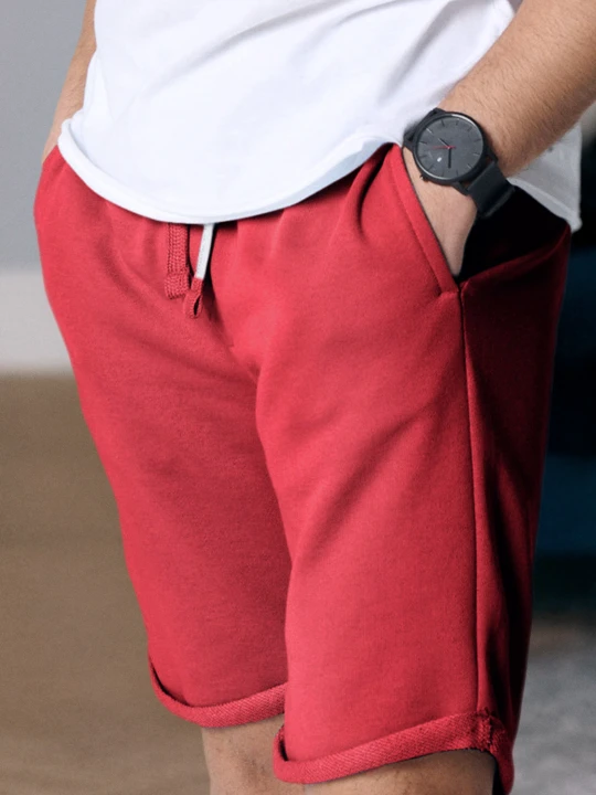 Zdjęcie produktu Sinsay - Szorty slim fit - czerwony