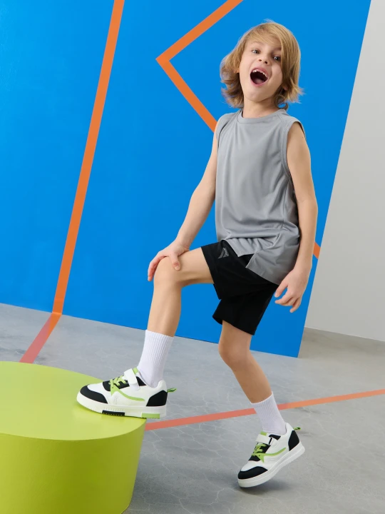 Zdjęcie produktu Sinsay - Szorty sportowe z odblaskowymi elementami Active 2 pack - czarny