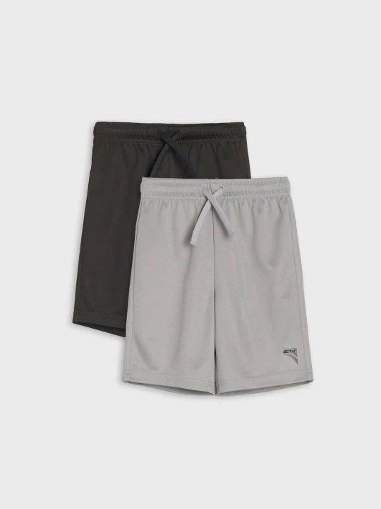 Zdjęcie produktu Sinsay - Szorty sportowe z odblaskowymi elementami Active 2 pack - szary