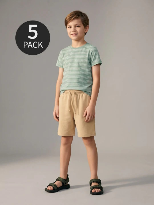 Zdjęcie produktu Sinsay - Szorty z dzianiny terry 5 pack - szary