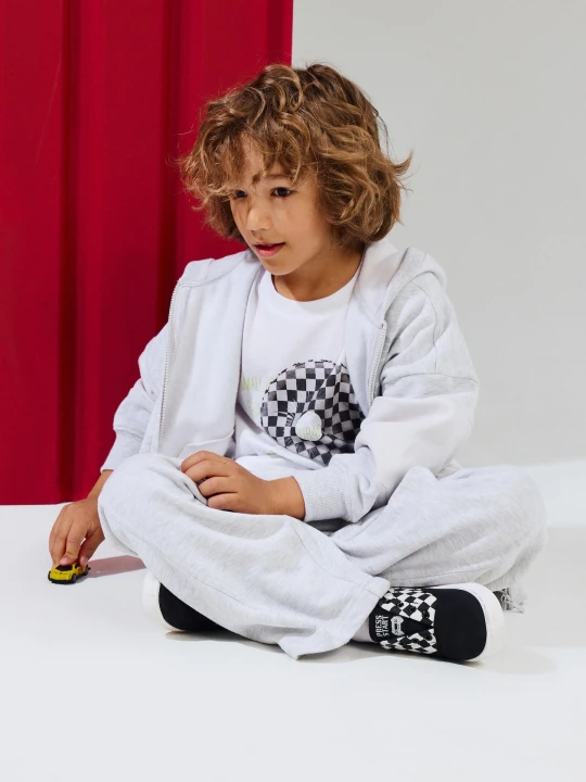 Zdjęcie produktu Sinsay - Tenisówki typu slip-on w szachownicę - czarny