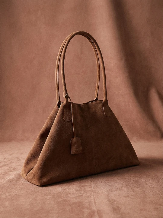 Zdjęcie produktu Sinsay - Torba na ramię z imitacji zamszu - żółty