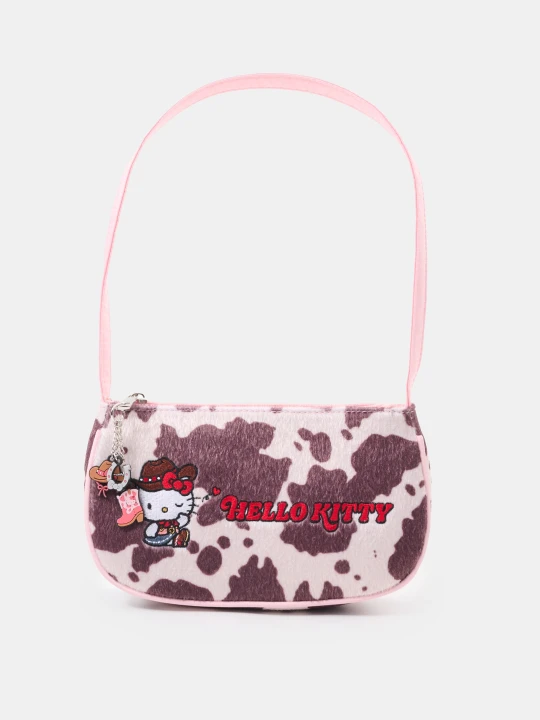 Zdjęcie produktu Sinsay - Torebka Hello Kitty ze sztucznym futerkiem w stylu western - wielobarwny