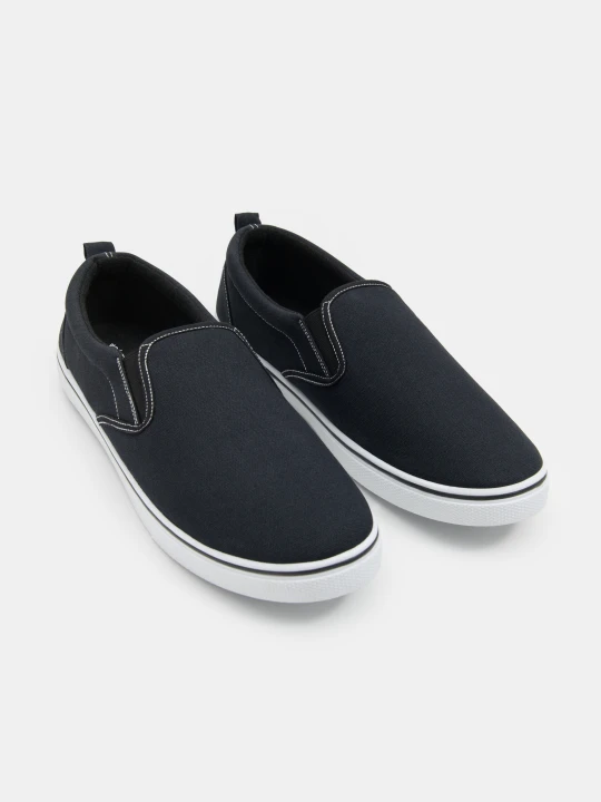 Zdjęcie produktu Sinsay - Trampki typu slip-on - czarny