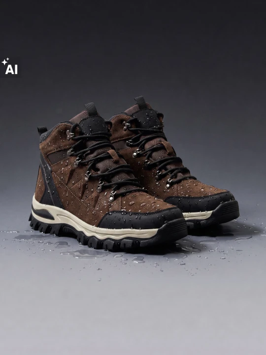 Zdjęcie produktu Sinsay - Wodoodporne buty trekkingowe - brązowy