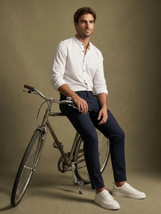 Zdjęcie produktu Sinsay - Wzorzysta koszula slim fit - biały