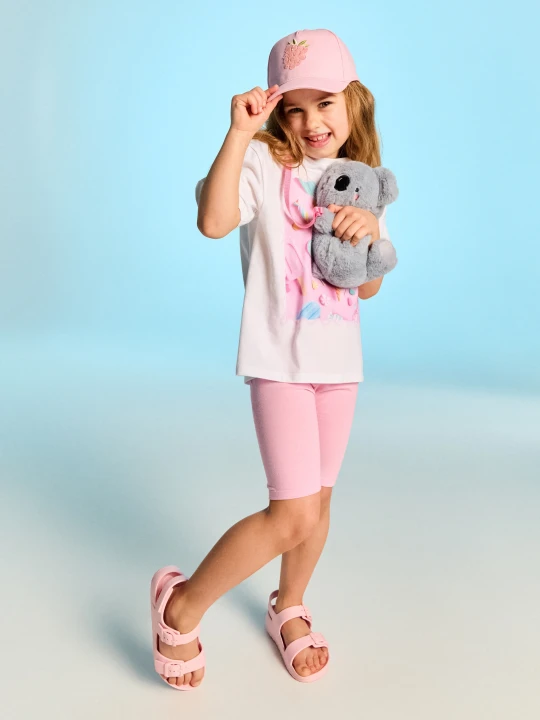 Zdjęcie produktu Sinsay - Zestaw: czapka z daszkiem i bucket hat z motywem malin 2 pack - wielobarwny