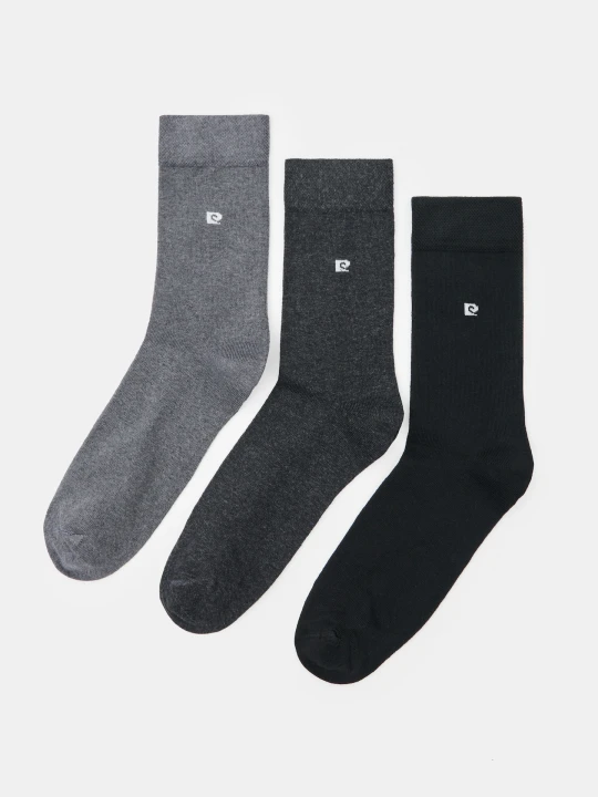 Zdjęcie produktu Sinsay - Zestaw długich skarpetek 3 pack Pierre Cardin - szary