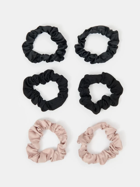 Zdjęcie produktu Sinsay - Zestaw gumek scrunchie 6 pack - wielobarwny