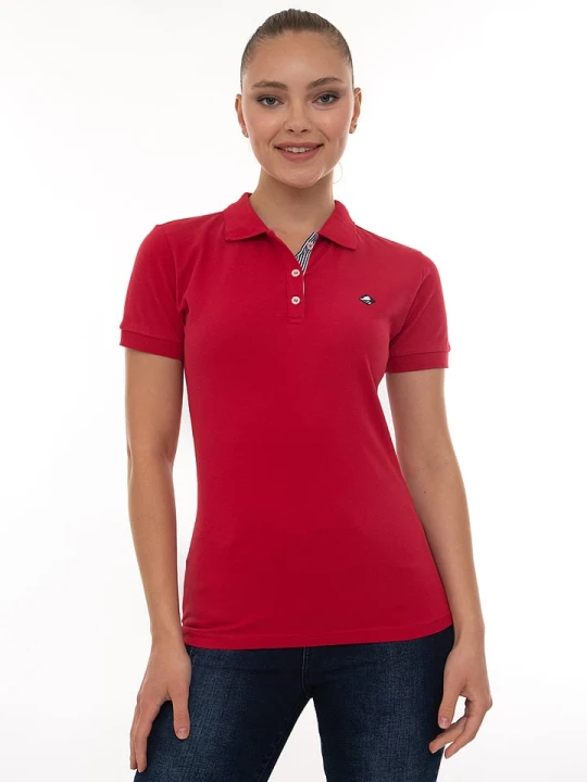 Zdjęcie produktu SIR RAYMOND TAILOR Koszulka polo "Angie" w kolorze czerwonym rozmiar: L