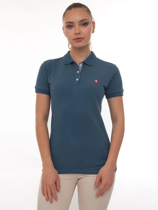 Zdjęcie produktu SIR RAYMOND TAILOR Koszulka polo "Angie" w kolorze morskim rozmiar: L