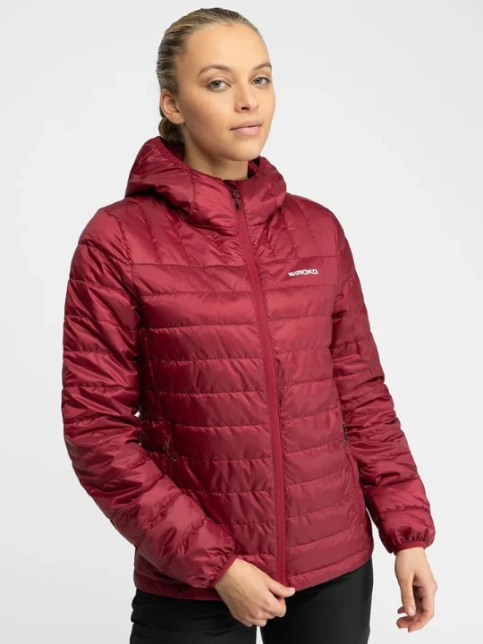Zdjęcie produktu Siroko Kurtka trekkingowa "Pursuit" w kolorze czerwonym rozmiar: M