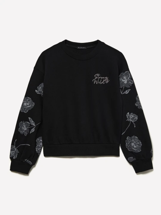 Zdjęcie produktu Sisley Bluza w kolorze czarnym rozmiar: 122