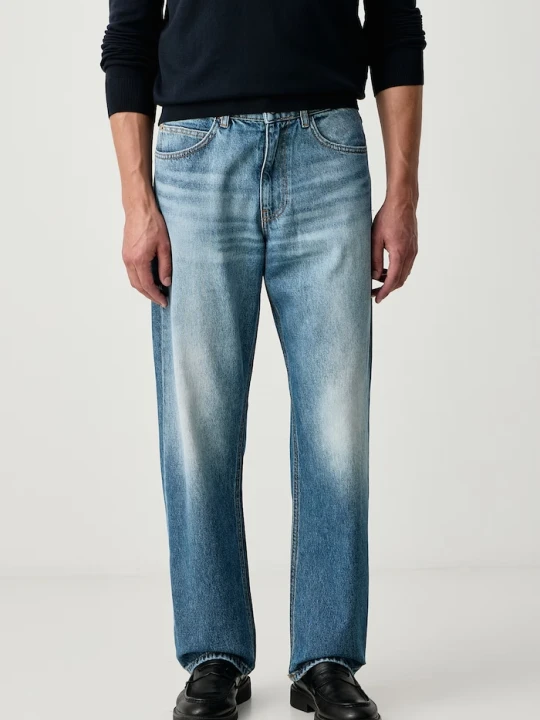 Zdjęcie produktu Sisley jeansy relaxed fit męskie niebieski