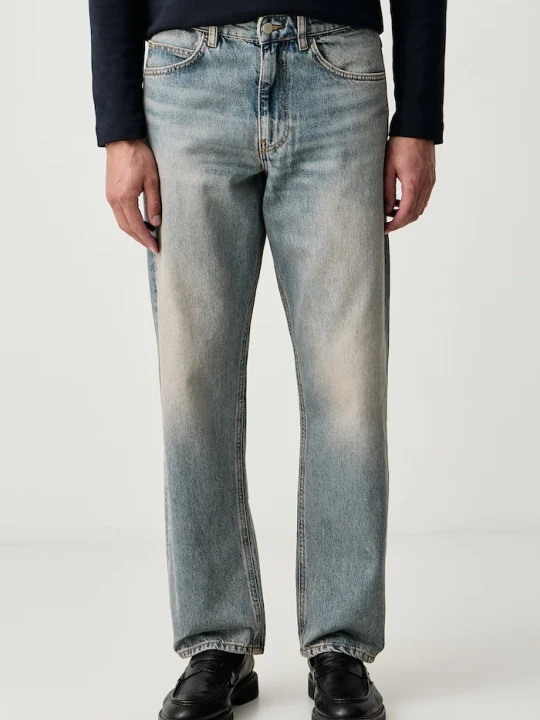 Zdjęcie produktu Sisley jeansy relaxed fit męskie niebieski