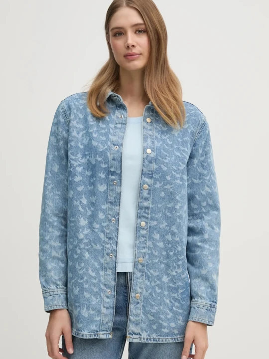 Zdjęcie produktu Sisley koszula jeansowa niebieski