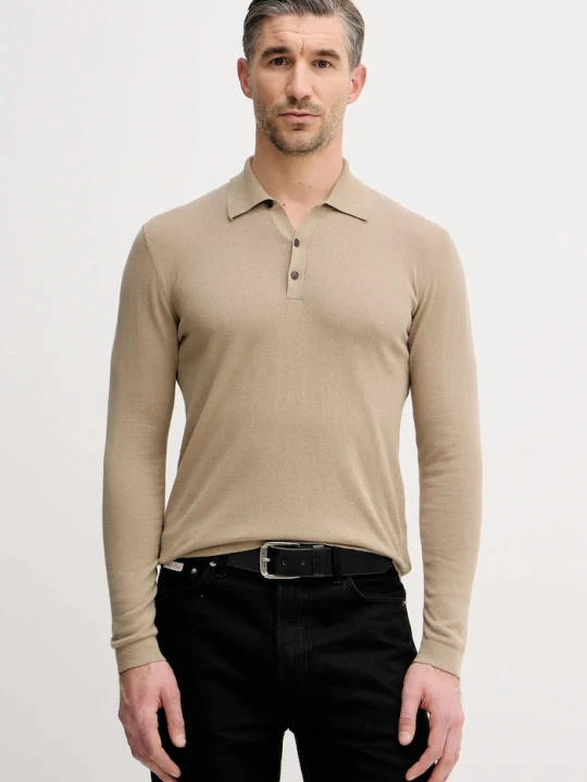 Zdjęcie produktu Sisley longsleeve bawełniany zielony