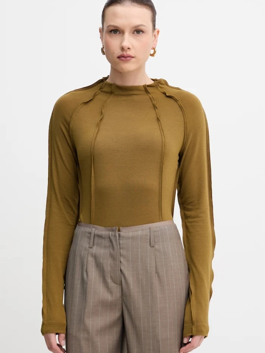 Zdjęcie produktu Sisley longsleeve damski zielony