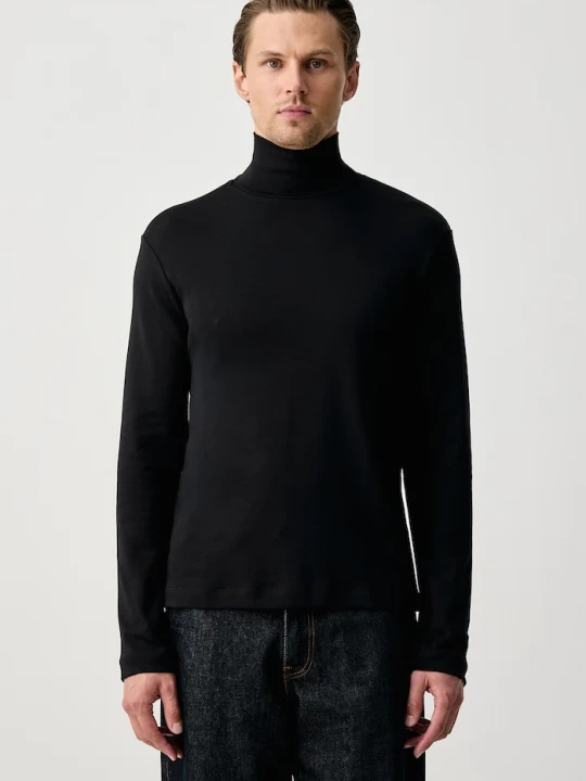 Zdjęcie produktu Sisley longsleeve męski bawełniany czarny