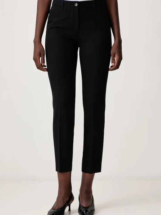 Zdjęcie produktu Sisley spodnie slim fit damskie czarny