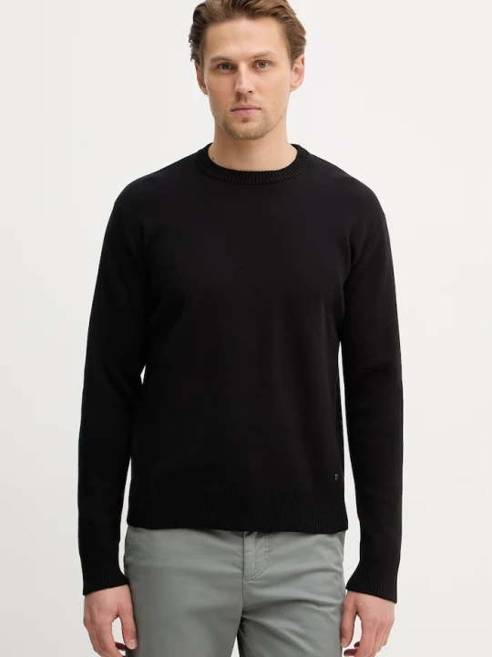 Zdjęcie produktu Sisley sweter bawełniany czarny