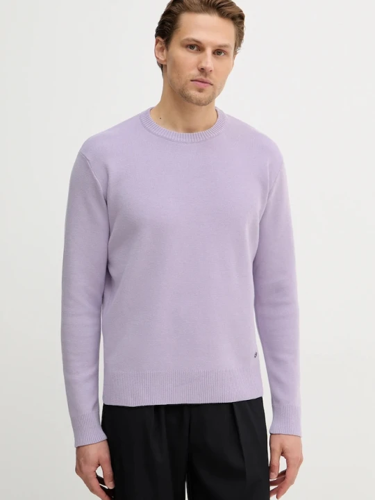 Zdjęcie produktu Sisley sweter bawełniany fioletowy