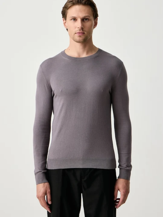 Zdjęcie produktu Sisley sweter męski z bawełną fioletowy
