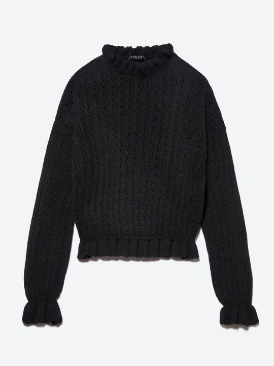 Zdjęcie produktu Sisley Sweter w kolorze czarnym rozmiar: 122